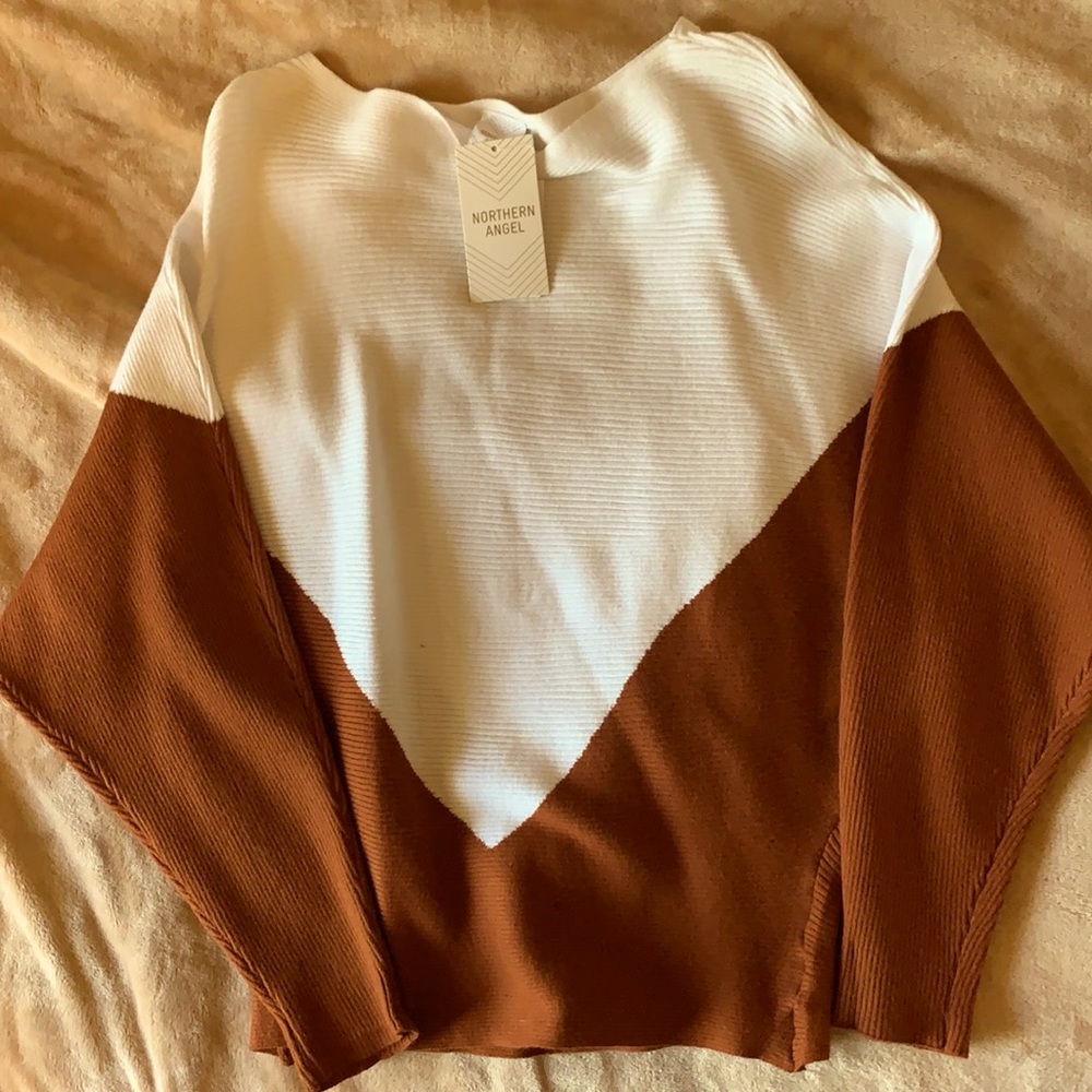 Pull over knit sweater